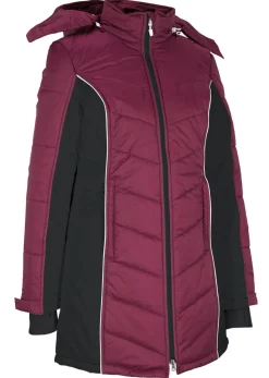 Abrigo acolchado funcional de esquí de material impermeable