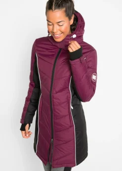 Abrigo acolchado funcional de esquí de material impermeable