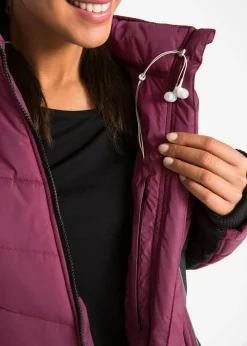 Abrigo acolchado funcional de esquí de material impermeable