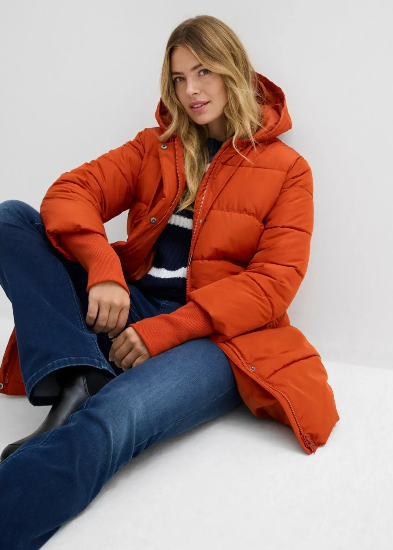 Abrigo acolchado funcional impermeable