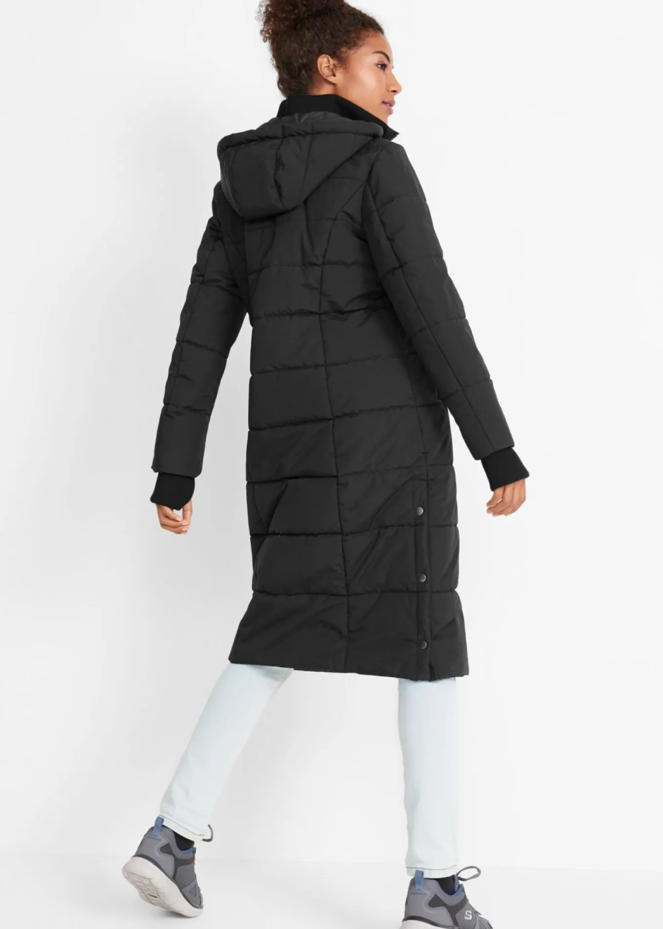 Abrigo acolchado funcional impermeable para exteriores