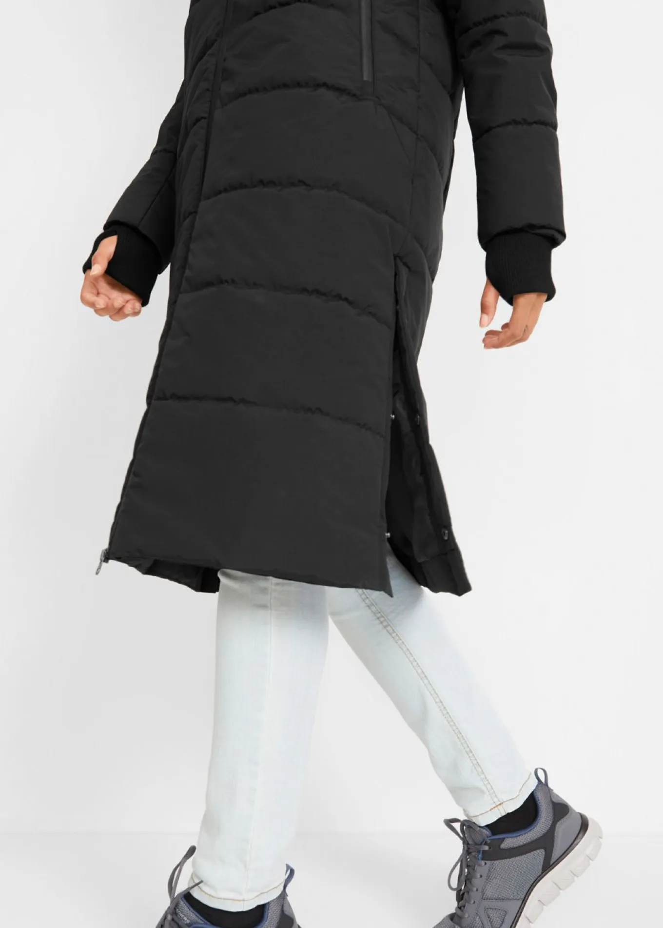 Abrigo acolchado funcional impermeable para exteriores