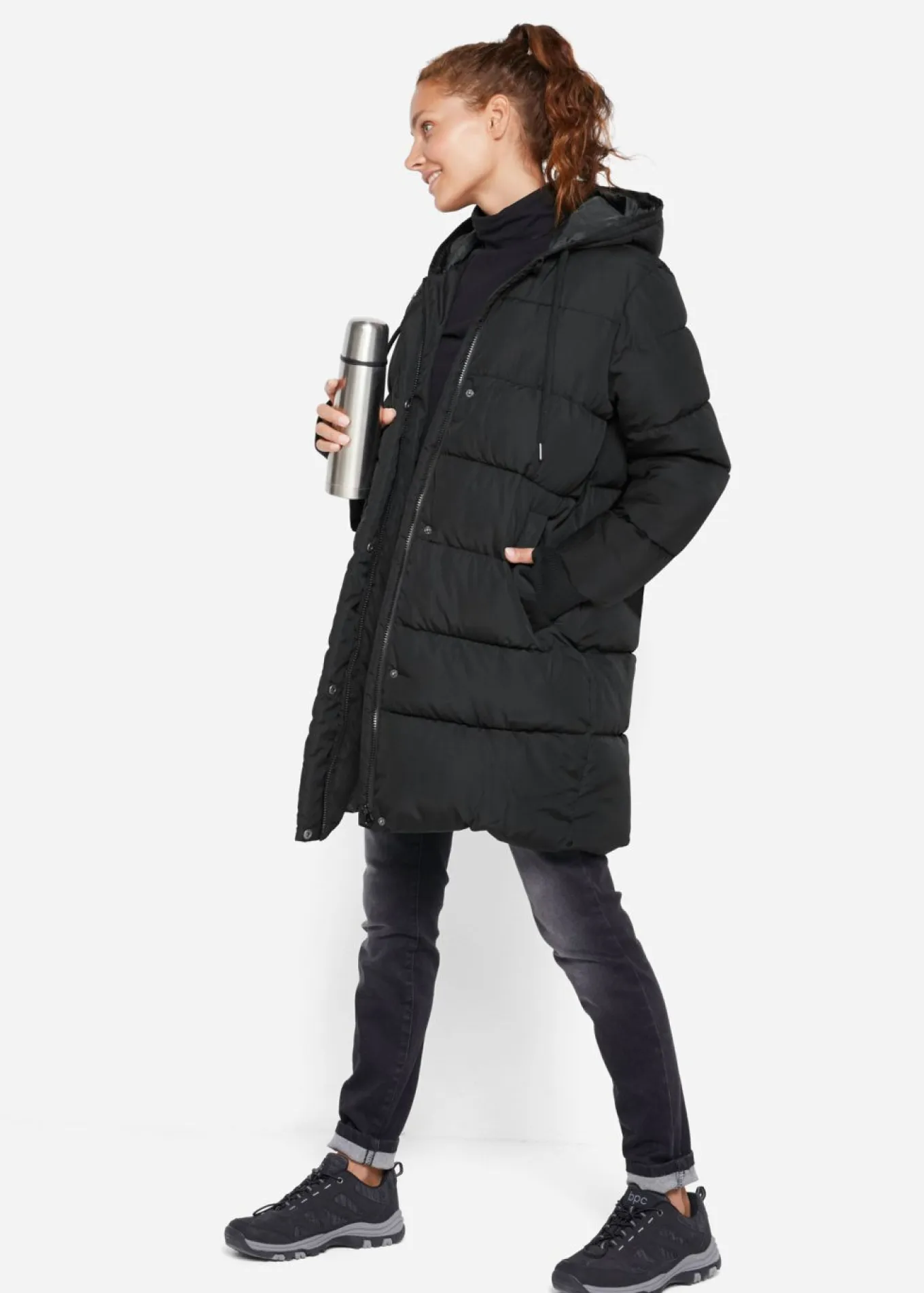 Abrigo acolchado funcional impermeable