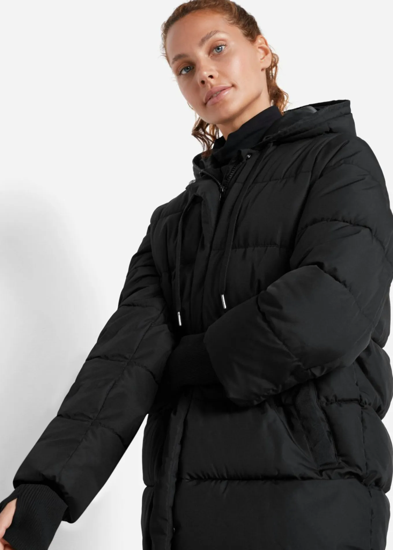 Abrigo acolchado funcional impermeable
