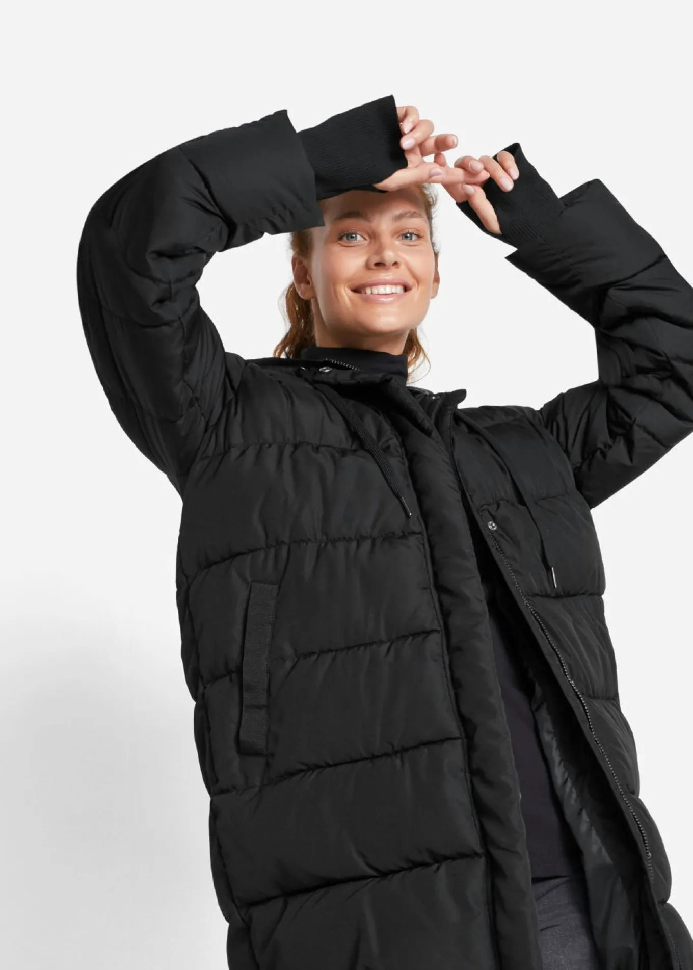 Abrigo acolchado funcional impermeable