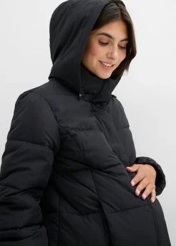 Abrigo acolchado premamá 2 en 1 con inserto para porteo