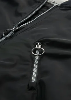 Abrigo con cuello de punto