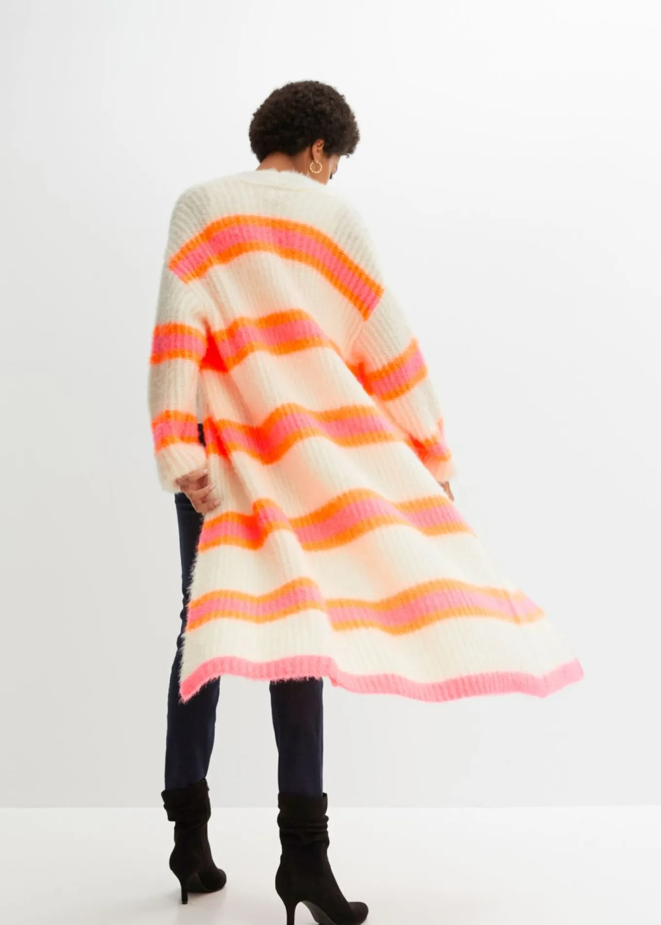 Abrigo de punto oversize