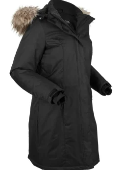 Abrigo funcional cálido impermeable para exteriores con pelo sintético