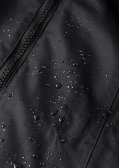Abrigo funcional de entretiempo con capucha, aspecto 2 en 1, impermeable