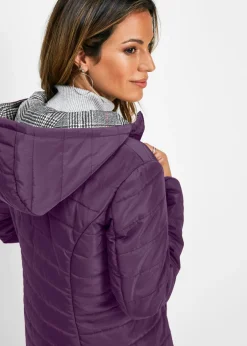 Abrigo guateado reversible