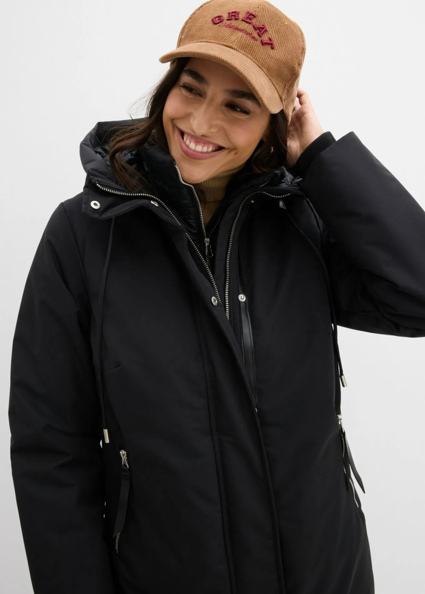 Abrigo impermeable 2 en 1 para exteriores
