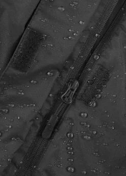 Abrigo impermeable para exteriores con pelo sintético