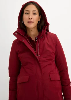 Abrigo premamá impermeable y cortavientos 3 en 1 con inserto de porteo