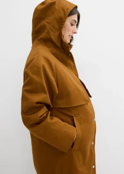 Abrigo premamá impermeable 6 en 1 con inserto de porteo y chaleco interior desmontable