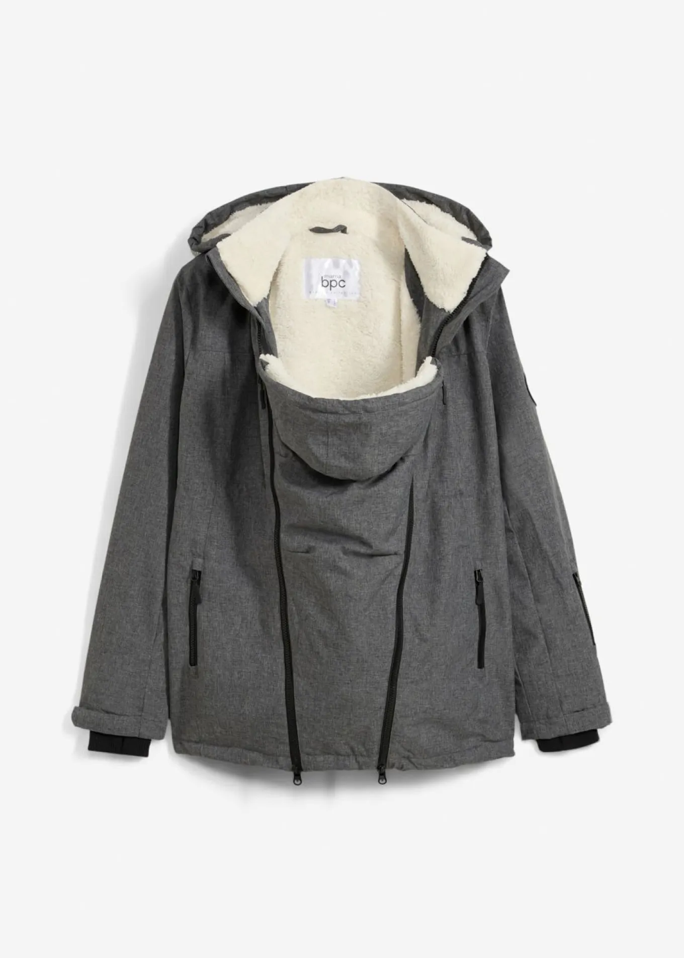 Agradable chaqueta premamá 3 en 1 y de porteo