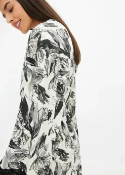 Albornoz tipo kimono de mezcla de viscosa suave