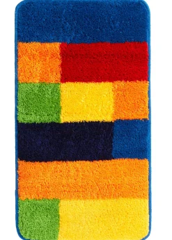 Alfombra de baño con diseño de colores
