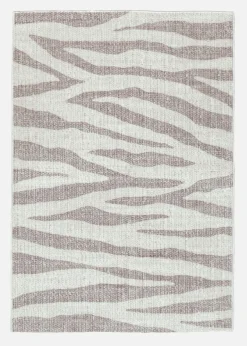 Alfombra de baño con estampado de cebra
