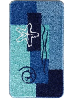 Alfombra de baño con motivos marítimos