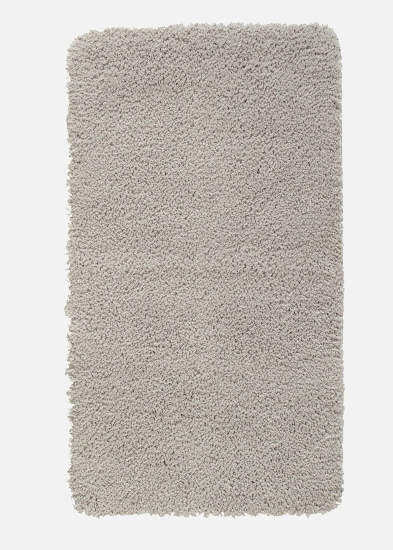 Alfombra de baño lisa con pelo alto