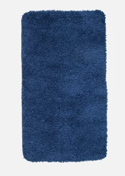 Alfombra de baño lisa con pelo alto