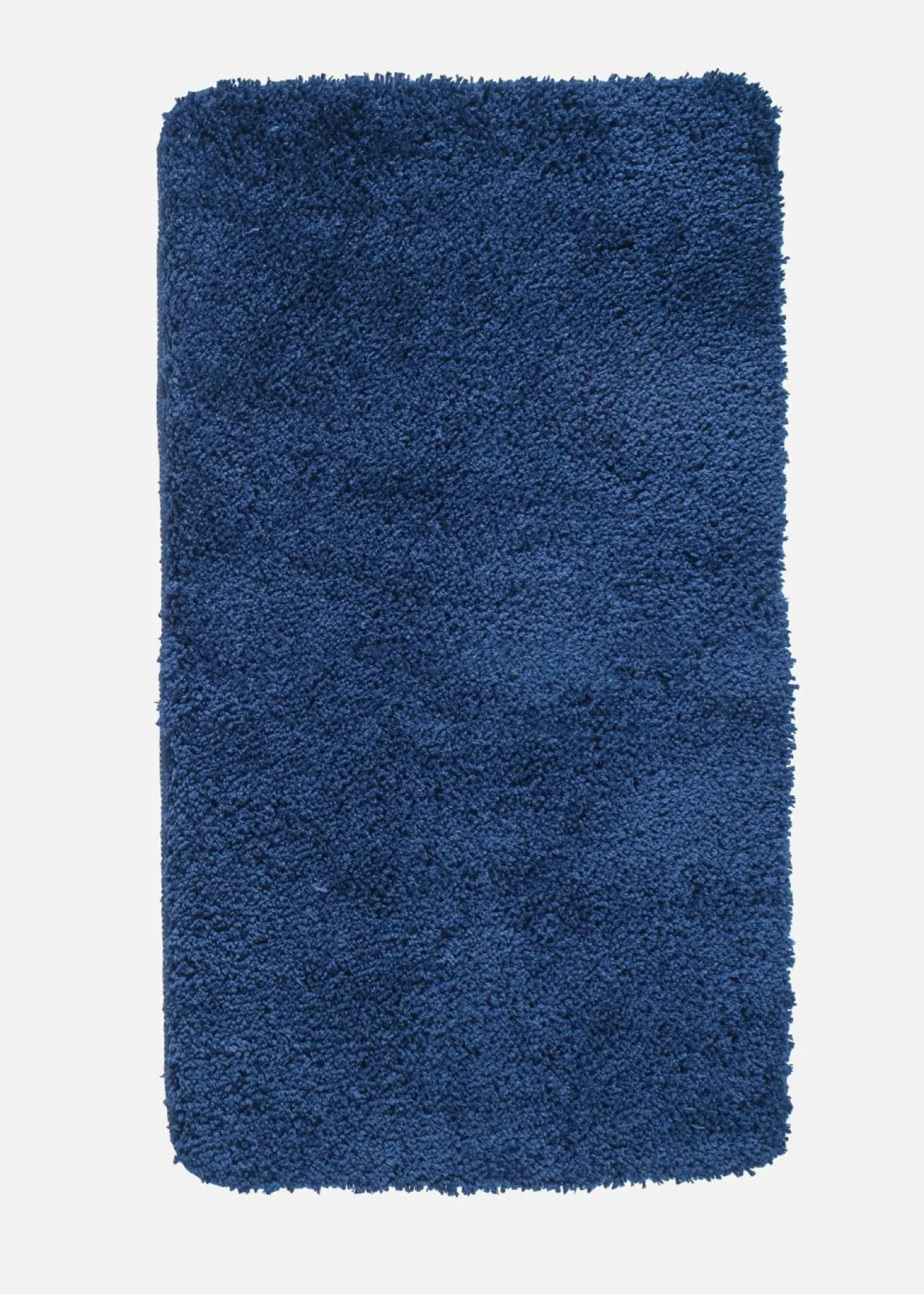 Alfombra de baño lisa con pelo alto