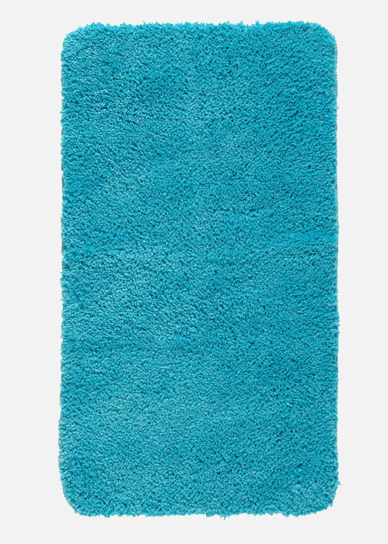Alfombra de baño lisa con pelo alto
