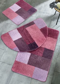 Alfombrilla de baño con colores pastel