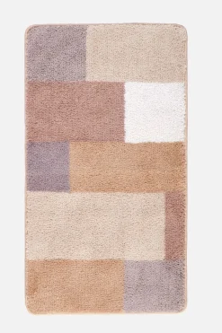 Alfombrilla de baño con colores pastel
