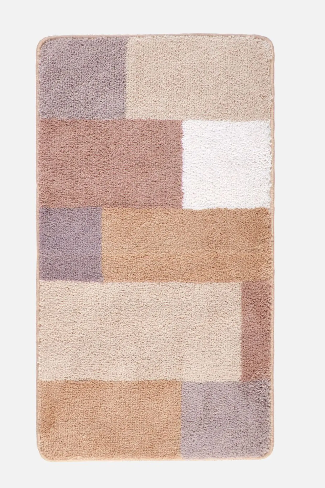 Alfombrilla de baño con colores pastel