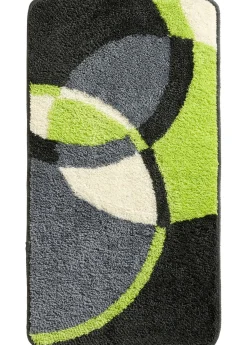 Alfombrilla de baño con círculos