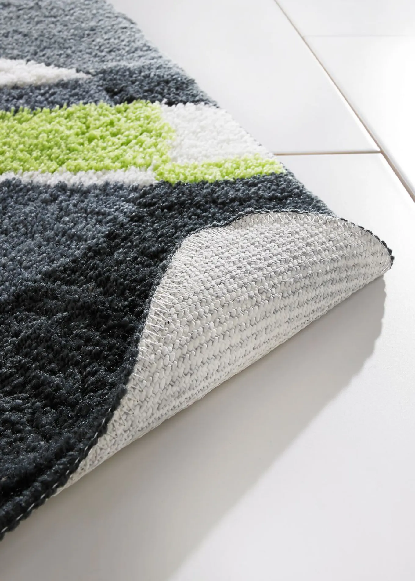 Alfombrilla de baño con círculos