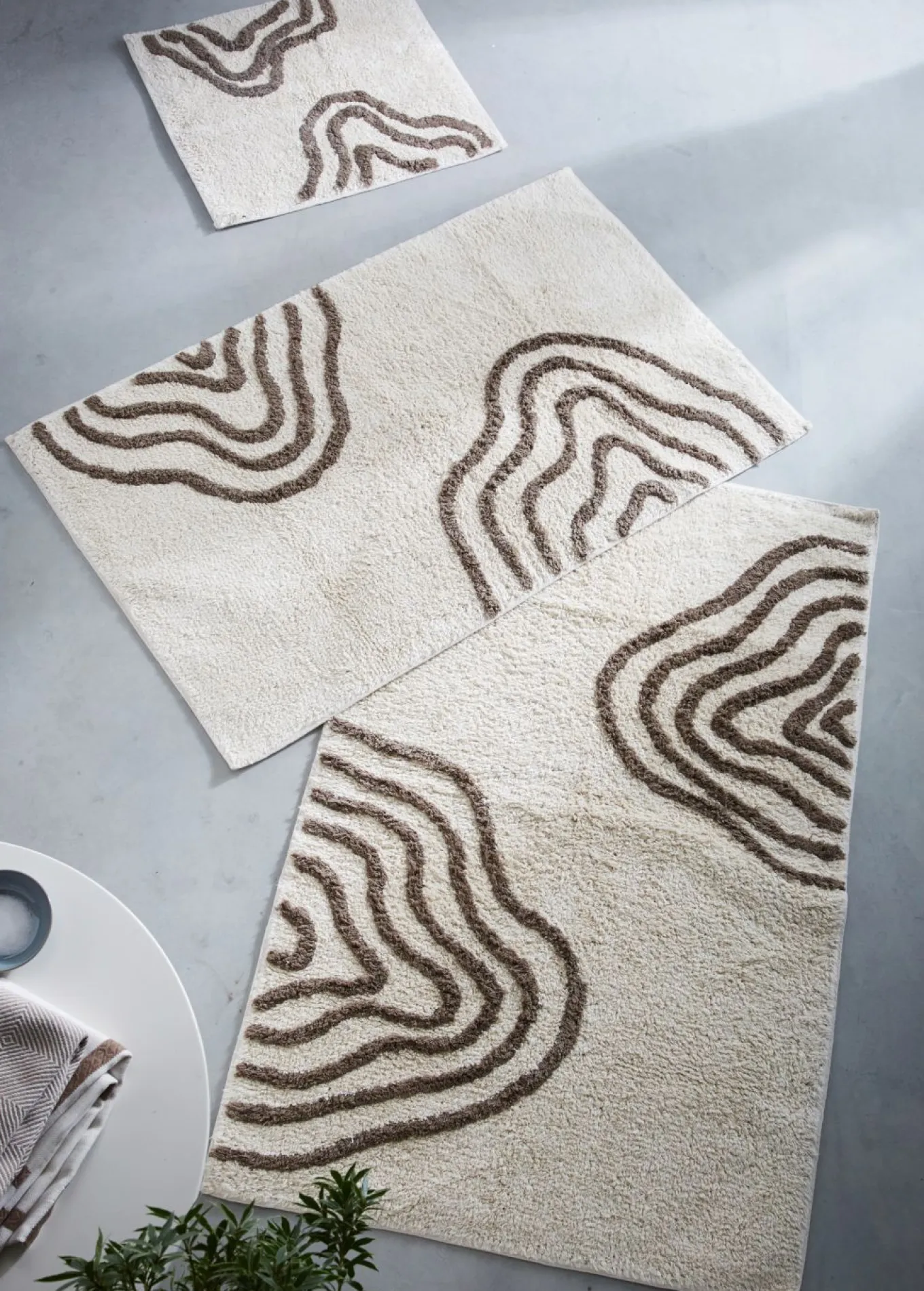 Alfombrilla de baño con diseño gráfico