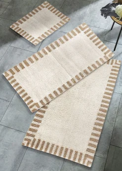 Alfombrilla de baño con diseño minimalista