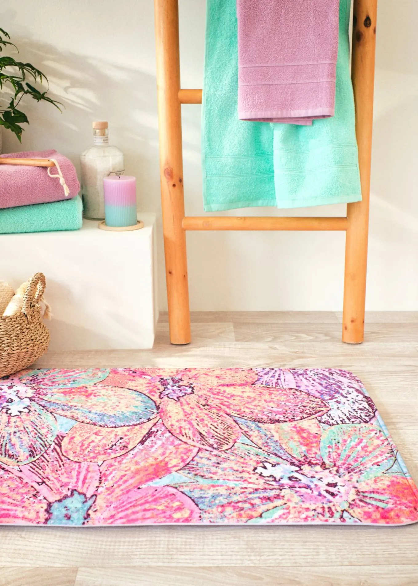 Alfombrilla de baño con espuma viscoelástica