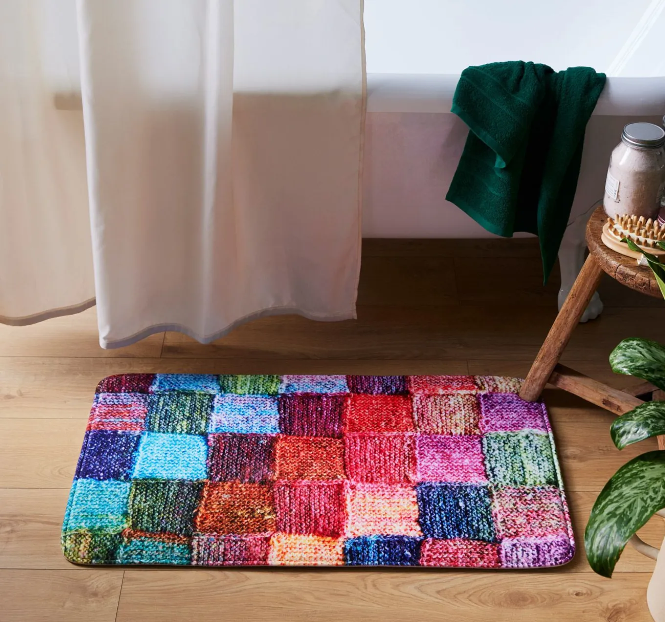 Alfombrilla de baño con espuma viscoelástica
