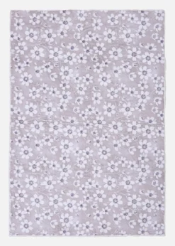 Alfombrilla de baño con estampado de flores