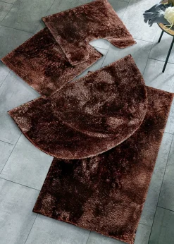 Alfombrilla de baño con superficie brillante