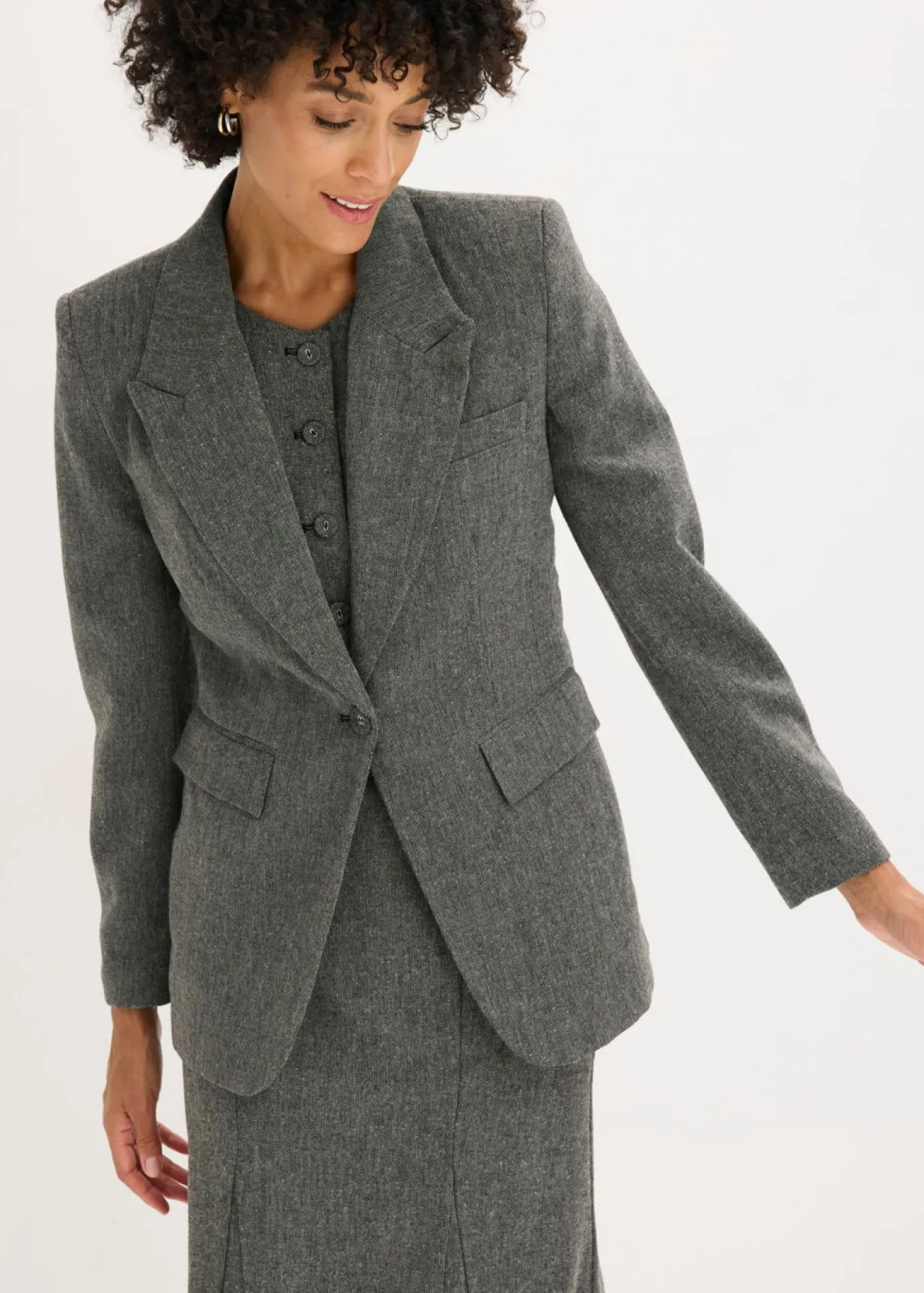 Americana de estilo tweed