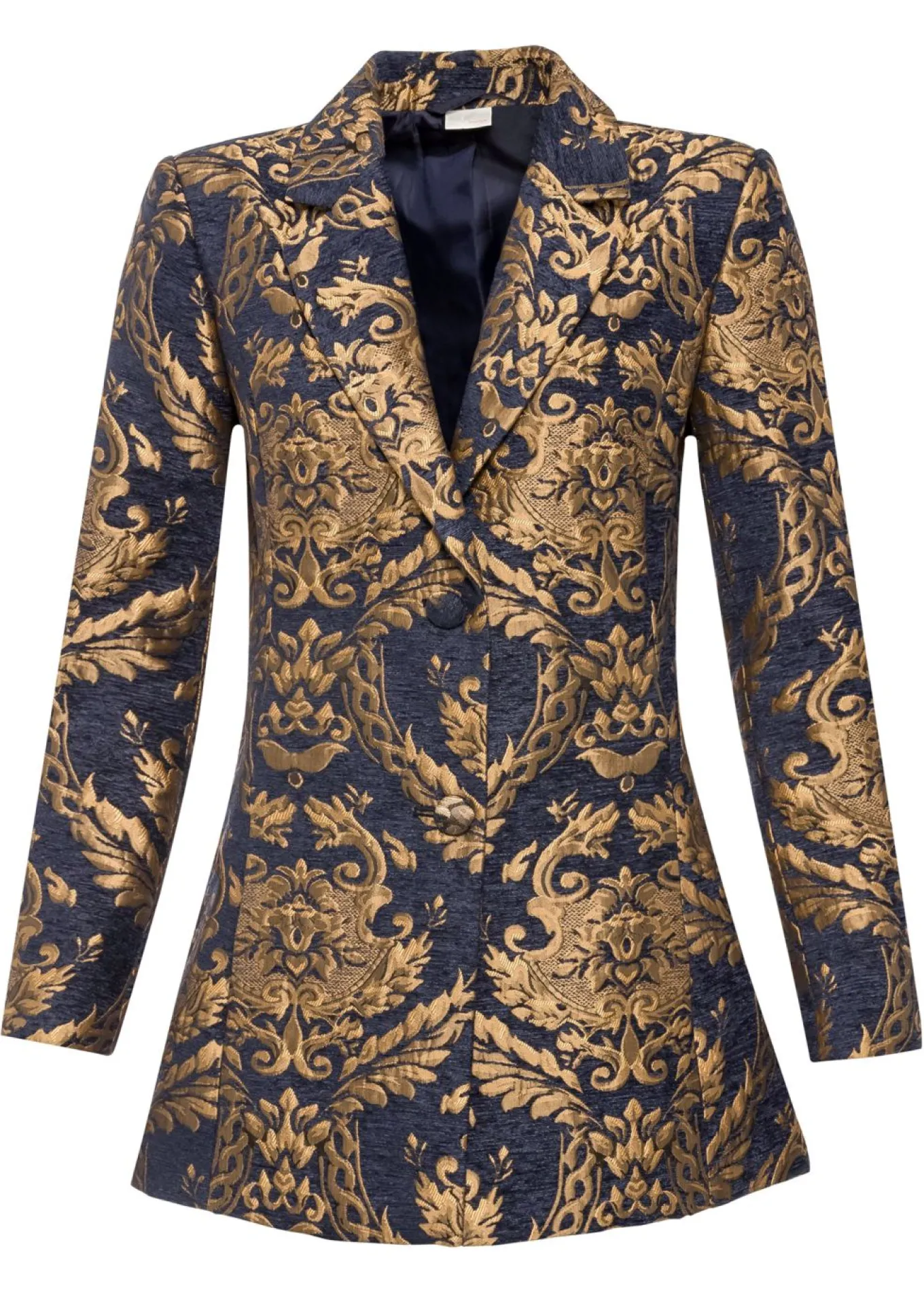 Americana de jacquard brillante