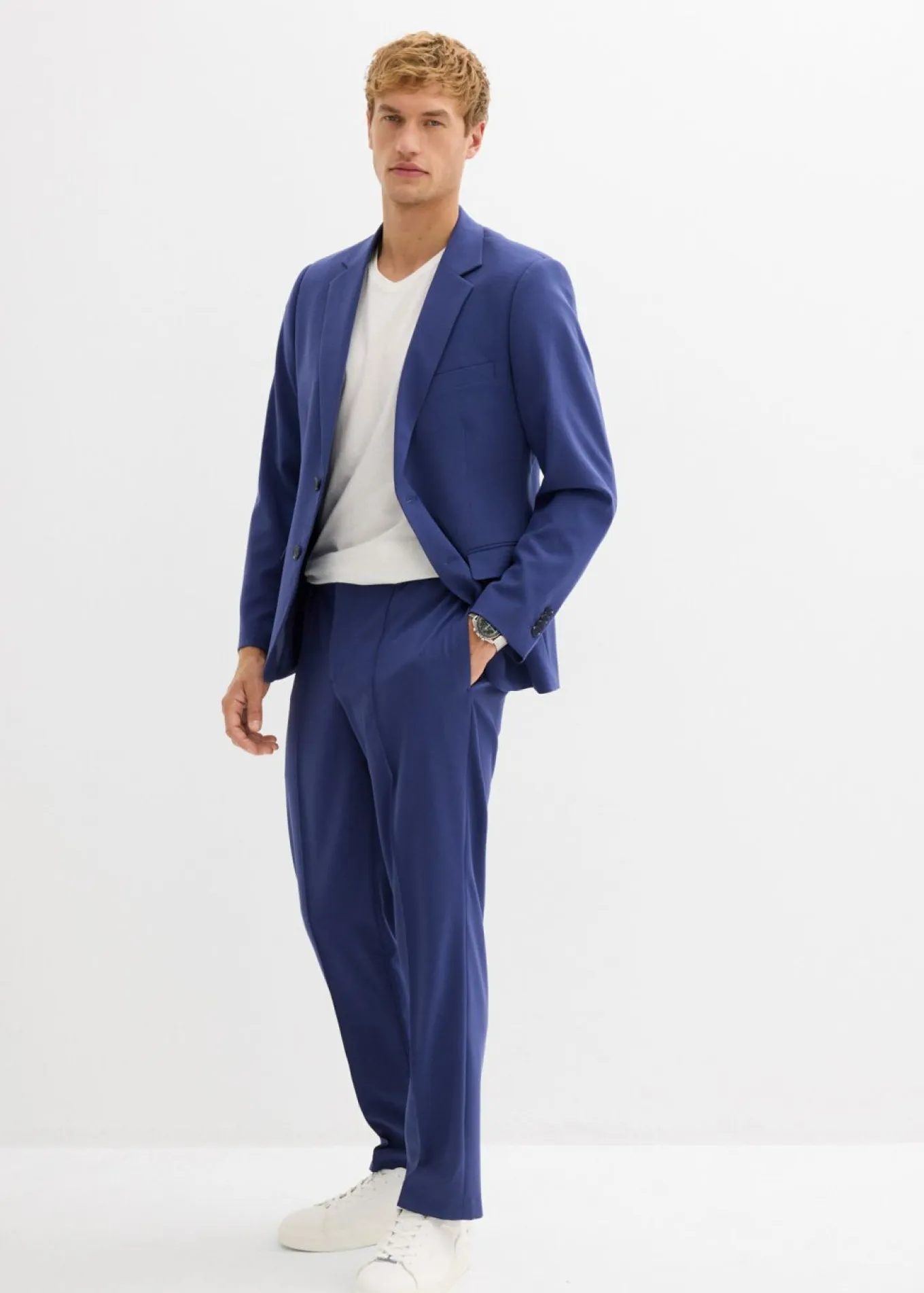 Americana elástica de traje, regular fit