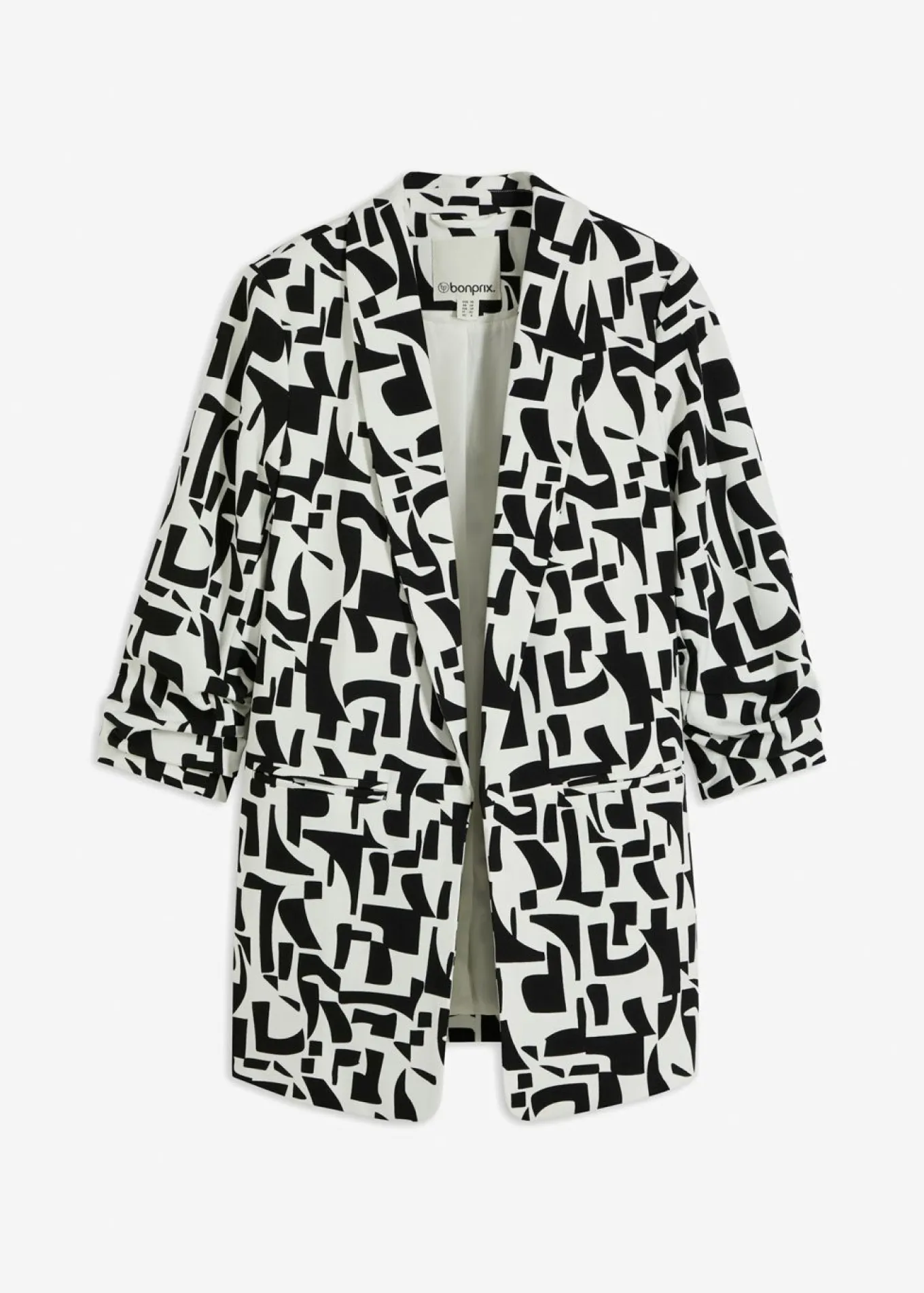 Americana larga estampada