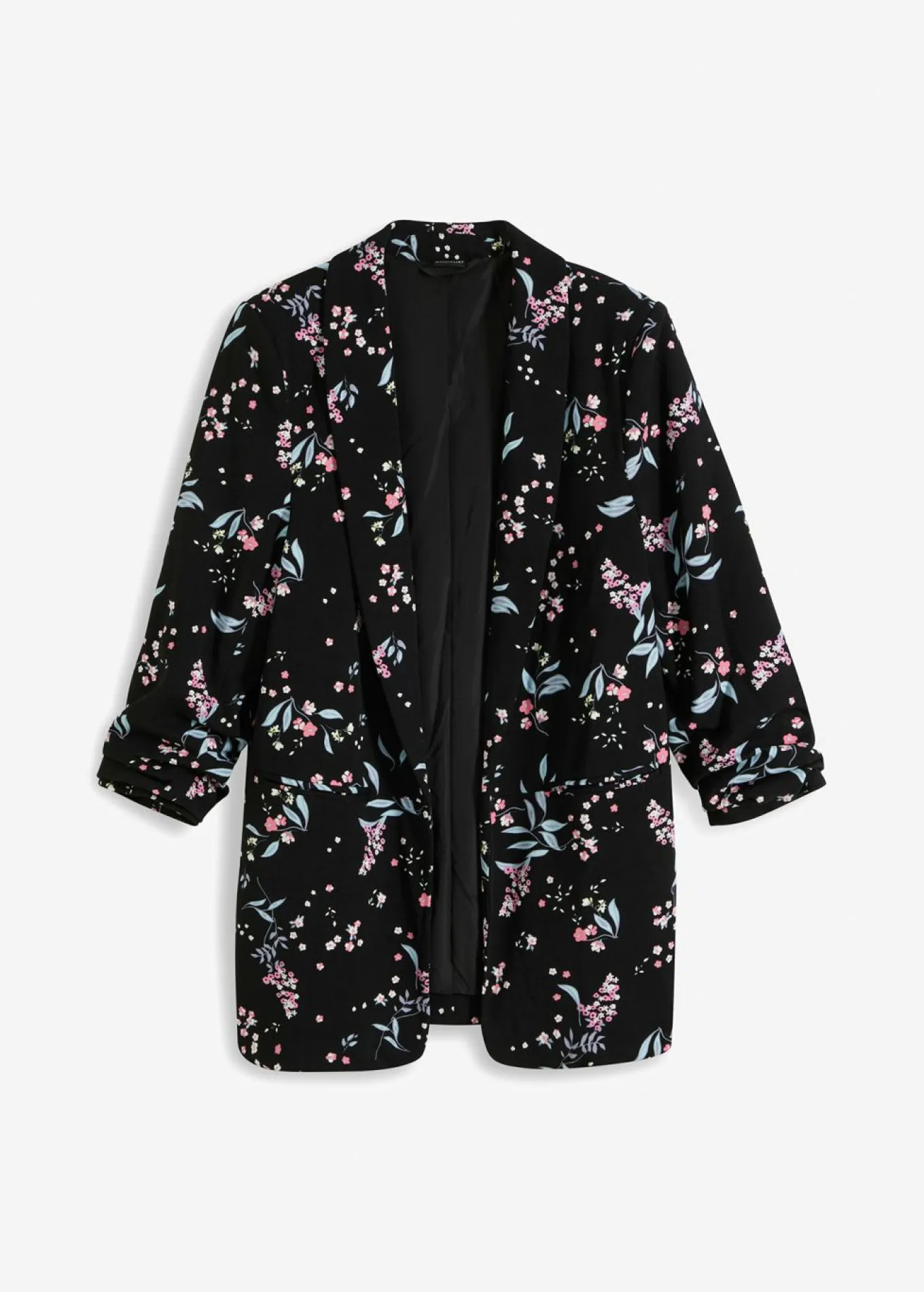 Americana larga estampada