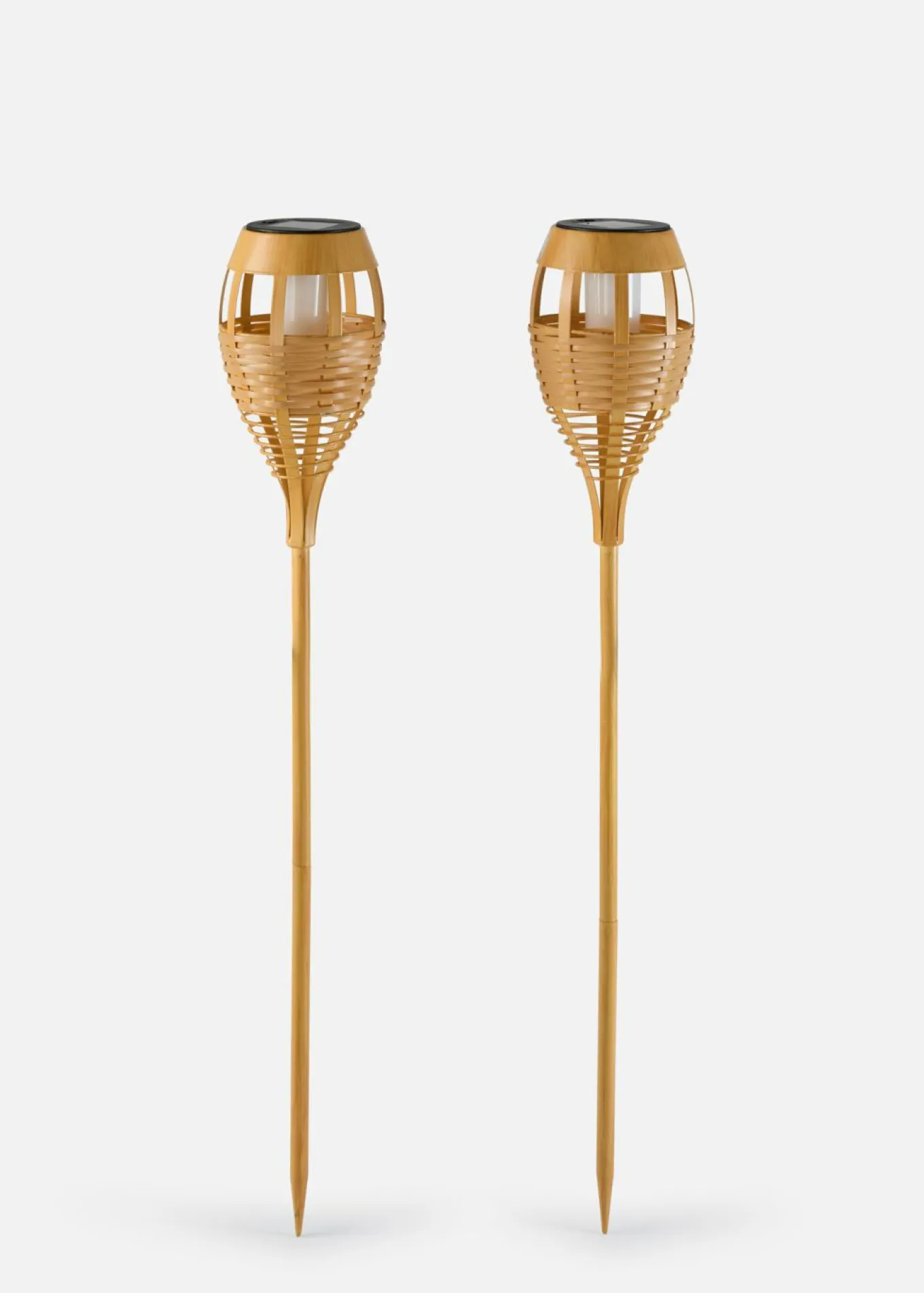 Antorcha solar para jardín (2 unidades)
