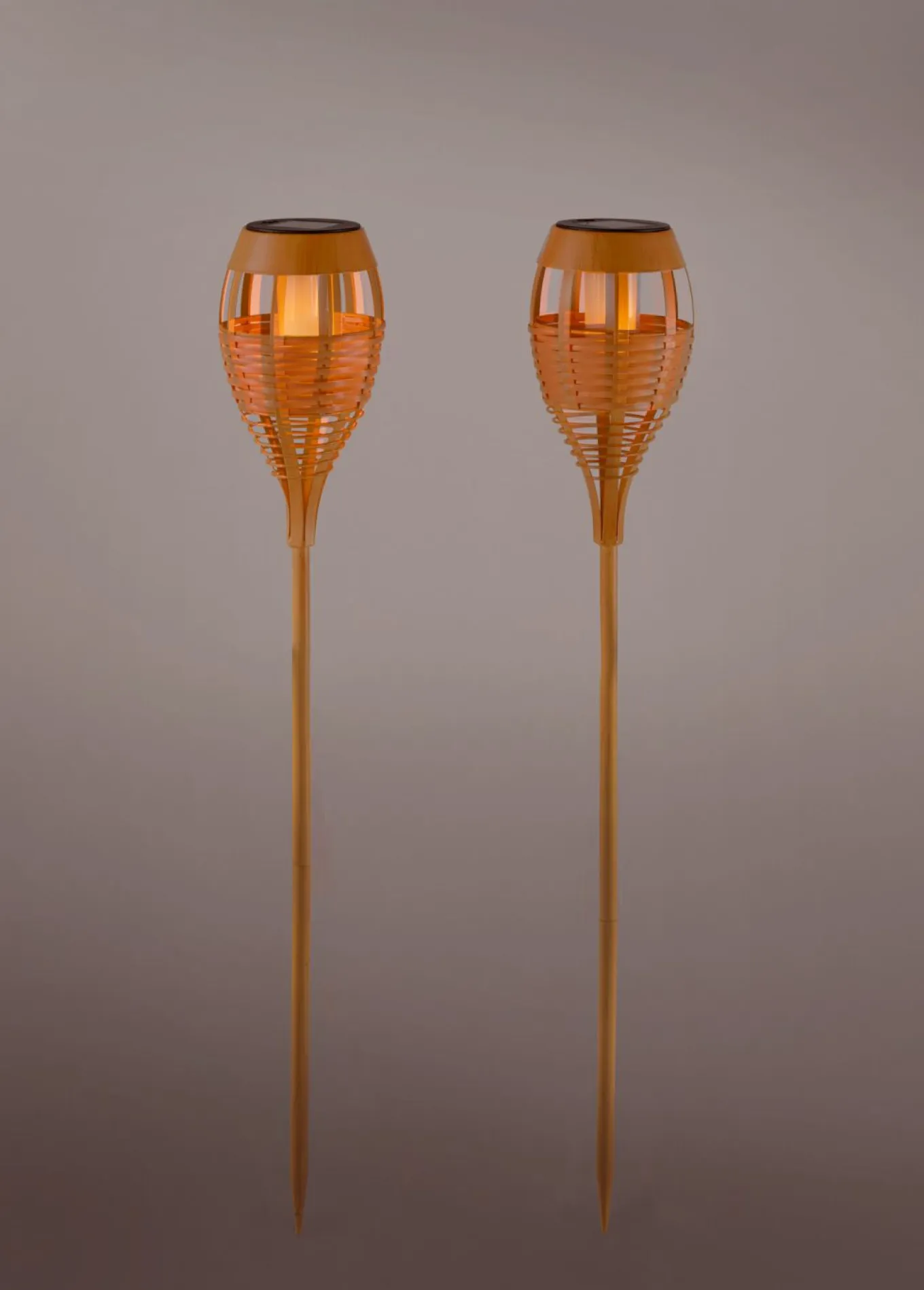 Antorcha solar para jardín (2 unidades)