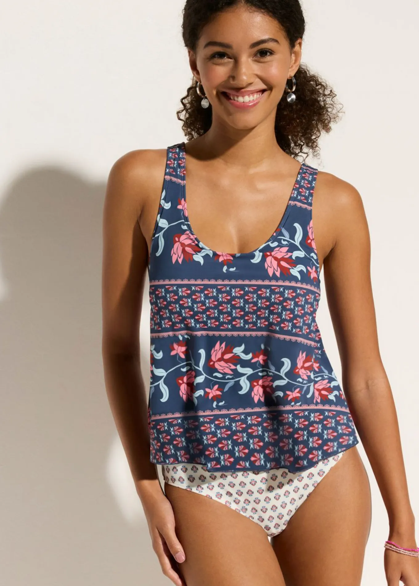 Bañador con aspecto de tankini