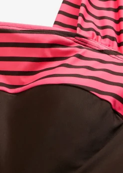 Bañador con efecto moldeador medio y tirantes anchos