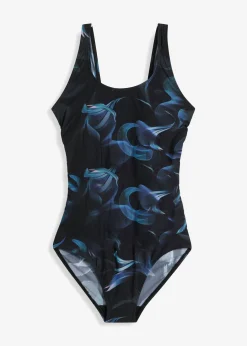 Bañador con ligero efecto moldeador y fruncido