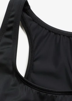 Bañador de material de secado rápido con espalda nadadora